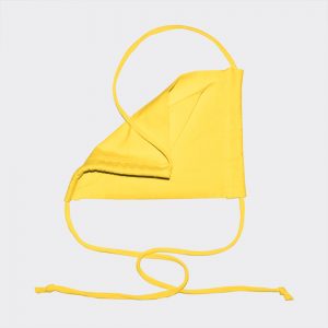 Shirtinator Maske aus Baumwolle in gelb