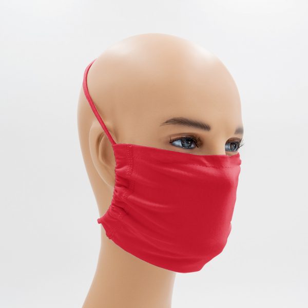 Shirtinator Maske aus Baumwolle in rot